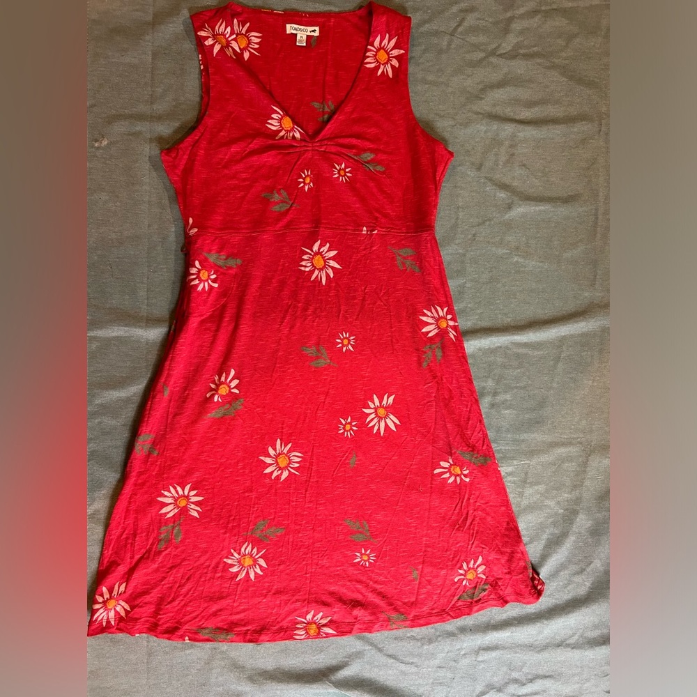 Toad&co Rosemarie dress- gerbera print- size medium.